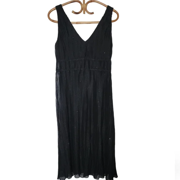Vintage black sparkly midi dress - Picture 7 of 7